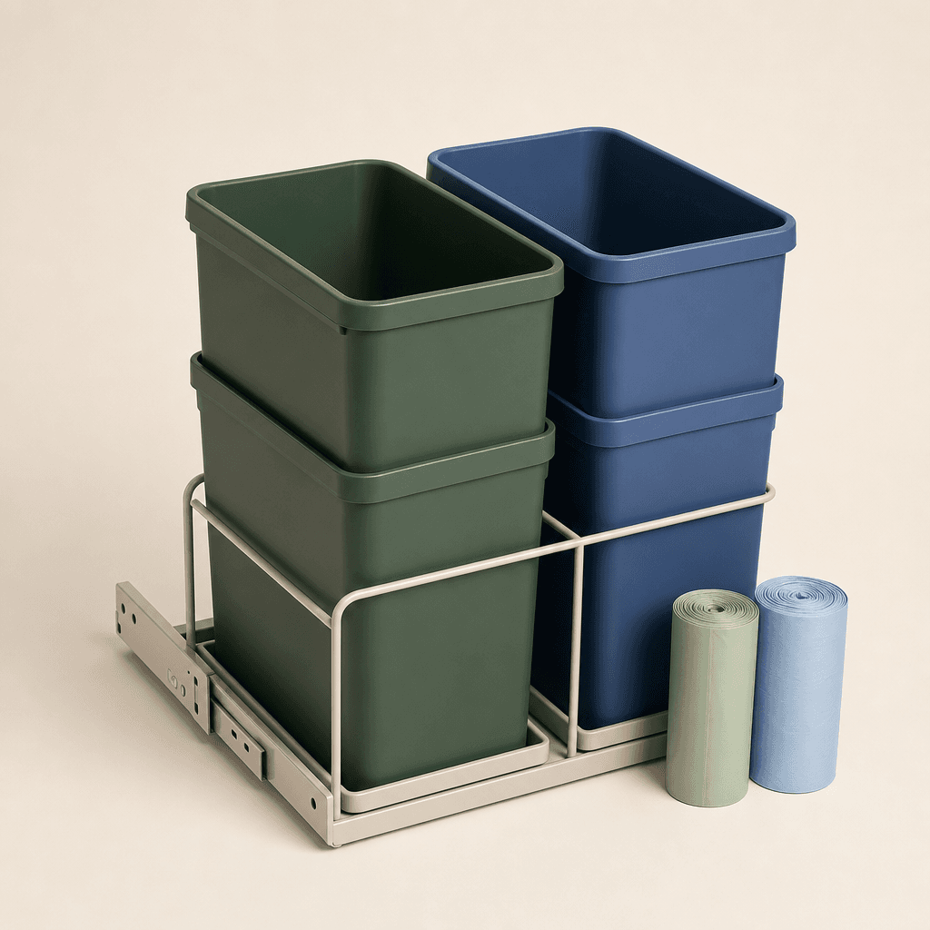 Under-Sink Recycling Station